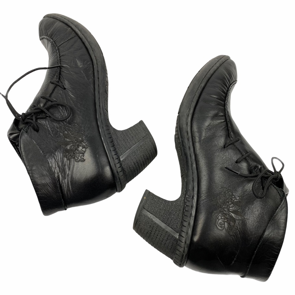 RIEKER “Rebecca” Booties in Black Leather 39 9 - Picture 3 of 12